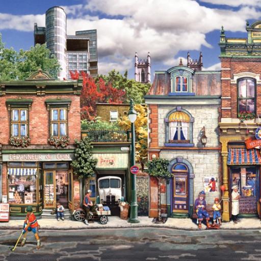 Une Rue animée no.MS19